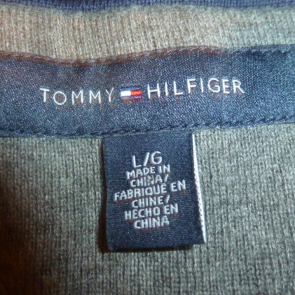 Tommy Hilfiger Black & Gray Knitted Sweater Vest Sz Large – Excellent Condition - Picture 5 of 11